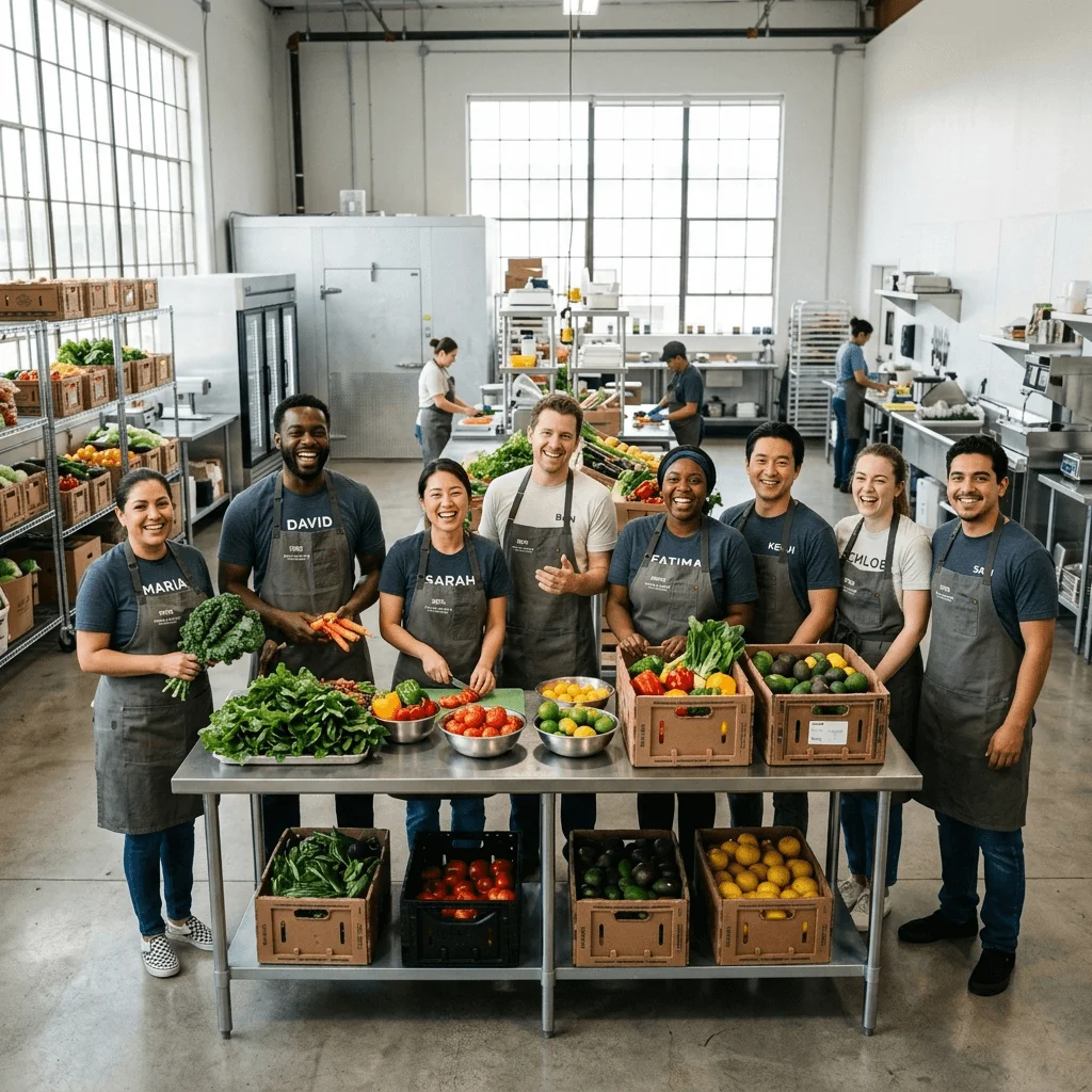 Adlees Fresh friendly warehouse team
